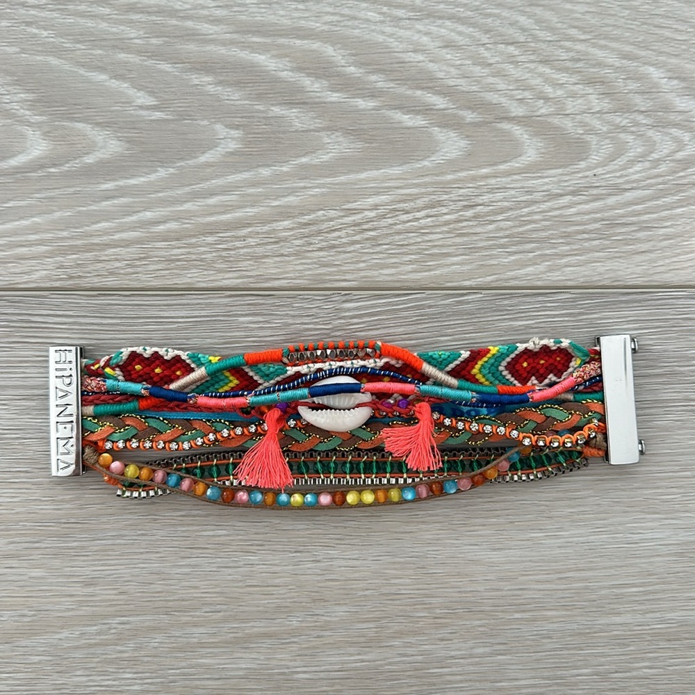 Hipanema “ocean” size M multistrand bracelet with magnetic clasp - Picture 2 of 6
